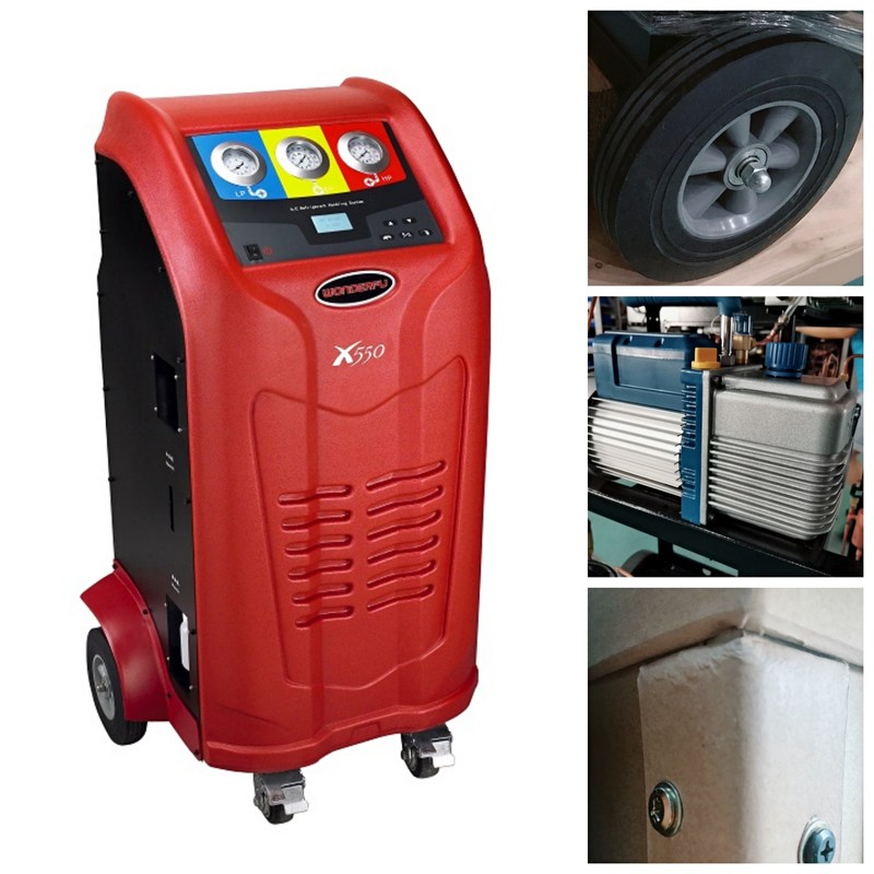 Car Ac Gas Recovery Machine 710*860*1470 Packing Size 145 Gross Weight